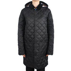 [버버리] 25SS 여성 퀄팅 코트 블랙 성인사이즈 8092531 A1189 12-14Y