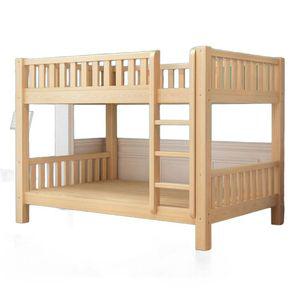 2층침대 원목 학생 프레임 어린이 사다리 침대 튼튼한 게스트하우스 숙박 이층