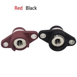 배터리 터미널 블록, 150A 관통 M8 터미널 블록, 니켈 도금 구리 전력 저장 스레드, 레드 블랙 터미널 블록