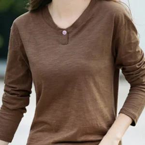 여성 얇은 긴팔 티셔츠 면 코튼 스판 흰티 흰색 검정 여름 빅 사이즈 66 77 자켓이너