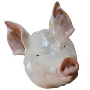 시뮬레이션 리버스 돼지머리 제사 오리구이 장식 수지 닭 모델 생선