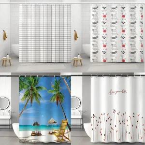 지오코리아 DTP패브릭/PEVA 호텔 샤워커튼