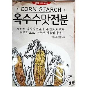 [셀러허브 패션][JH42SQ60_52ED]전분 움트리 가루 옥수수분 업소용 3kg