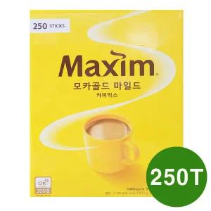 맥심 동서식품 맥심 모카골드 마일드 커피믹스 250T /화이트골드커피믹스250개