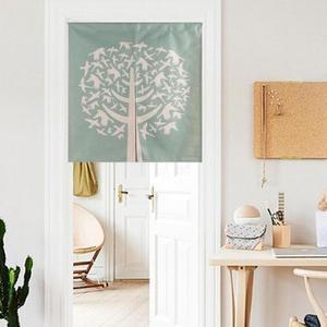 노렌(민트트리) 스타일 벽커튼 벽가림막 출 문가림막 입구 북유럽