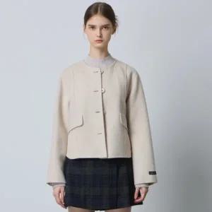 [롯데백화점]씨씨콜렉트 칼라리스 캐시미어 블렌드 자켓 (C244MSG504)