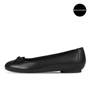 [락포트] 레이건 펌프 보우 컴포트 여성 플랫슈즈 정장 구두 블랙 무광 CH4577