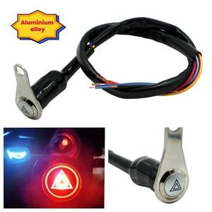 오토바이 라이트 오토바이 개조 핸들 바 수도꼭지 금속 브래킷 라이트 링 LED 자동 잠금 금속 단추 듀얼 플