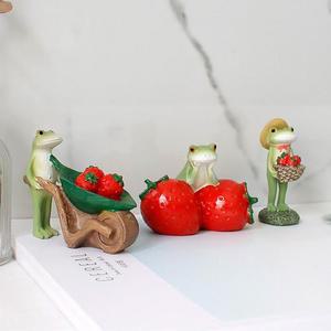 베란다 정원세련 거실 주방 꾸미기 장식용 인형 개구리3종
