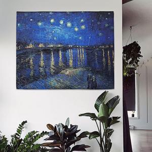 일러스트그림세련액자 패브릭포스터 아를의별 반고흐