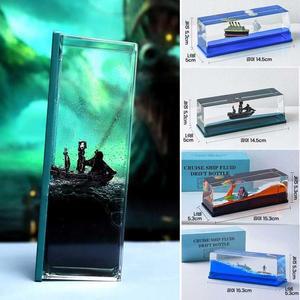 운전 졸음 세련방지 대시 보드 액체 장식품  워터볼