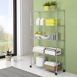 메탈선반 900 5단 다용도수납장 철제 틈새거실 베란다-W396836