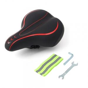 굿라이딩 스프링 자전거 안장 통증방지 쿠션안장 레드