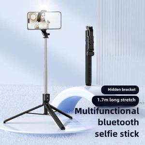 조정 가능한 셀카봉 카메라 확장 원피스 삼각대 블루투스 리모컨 필 Z165S