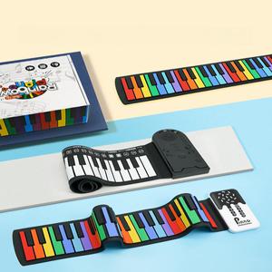 접는 피아노 연습용 소프트 키보드 디지털 휴대용 접이식 건반 입문용 취미 초보 전자
