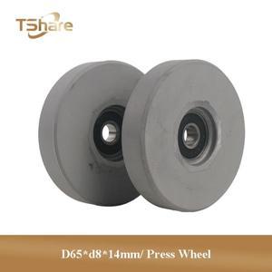 10PCS 프리미엄 품질 PSW038-SCM 엣지 밴딩 머신 용 65*8*14mm 운반 롤러 프레스 휠