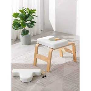 다기능 요가 핸드스탠드 스툴 솔리드 우드 홈 피트니스 의자