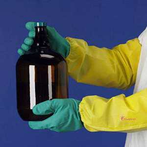 내화학용품안전 보호장구 안전용 대 개인보호구 팔 끝단 고무줄처리 팔보건공단 보호장구용품대 의류 관리b