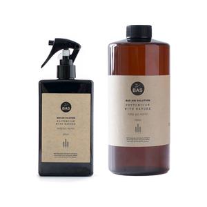 BAS 피톤치드 탈취제 300ml 1개 + 리필 1L 세트