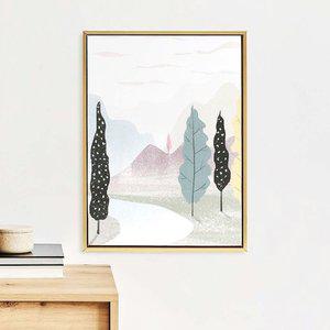 고품질 캔버스 액자 풍경A 이쁜 인테리어 따뜻한 거실 선물 대형 구매 (WFHS34J)