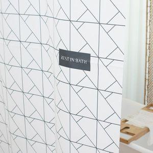 지오메트리라인 국내 제작 욕실 방수 샤워 커튼