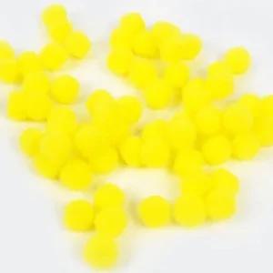 (노랑12) 컬러 뿅뿅이 털방울 방울솜 솜공 칼라솜 미 (WFHULJ7)