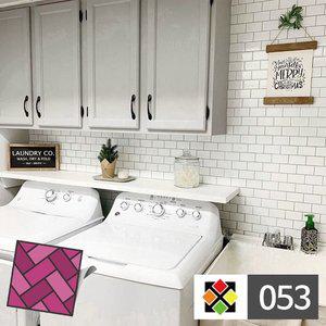 B스티커타일 053 큰백색 벽돌 DIY 스티커타일 (WFHU43V)