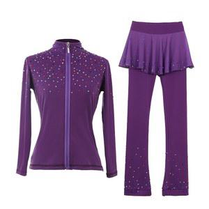 피겨스케이트 의상 연습복 스케이팅 3피스 바지 피겨 세트