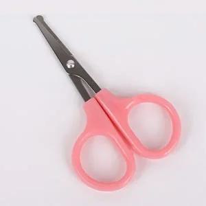 둥근날 라운드 코털 눈썹 정리 제거 콧털 미용 가위-WF31369