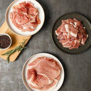 제주 흑돼지 뒷다리살 300g x 9팩 (구이용5팩+불고기용2팩+찌개용2팩)