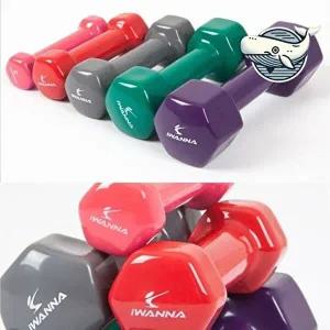 3kg 덤벨 바벨 홈트레이닝 퍼플 고무 운동용-WFHN0R2