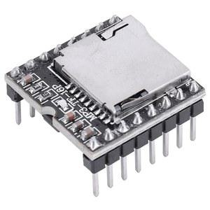 모듈 DFPLAYER TF 미니 디스크 음성 IO 오디오 직렬 플레이어 포트 AD MP3 DF 카드 16P