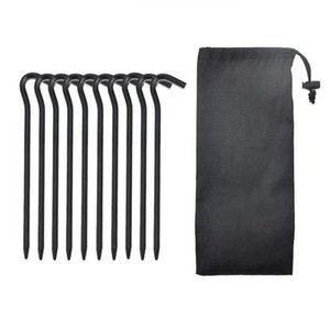 [JHQM4347_53D4]알루미늄 단조팩 ㄱ자 텐트팩 10p(블랙)