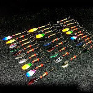 [셀러허브 패션][JH814PP6_53DF]꺽지루어 봄버 스피너 루어 세트 30개