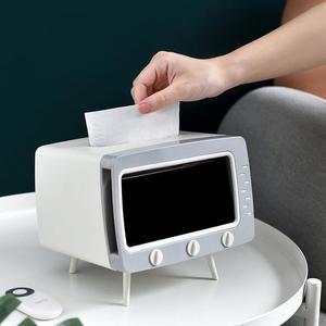 레트로 핸드캐주얼폰거치대 티비 두루마리휴지 티슈케이스