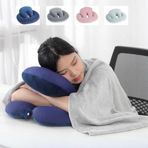 키밍 사계절감성 사무실 낮잠쿠션 베개 휴대용 차량용