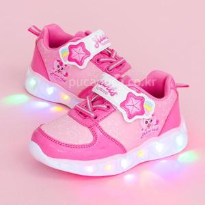 슈팅스타 캐치 티니핑 시즌5 하츄핑 캔디 LED 발광 운동화 하트 경량 아웃솔 유아 여아 신발