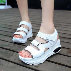 [QNUU88B1_55]여성 통굽샌들 편한 여름신발 샌들힐