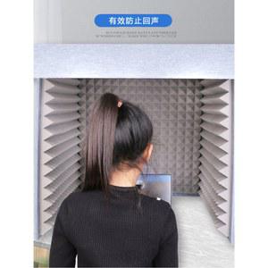 장비 소음방지 방송 소형방 소음 부스 방음벽 탁상용