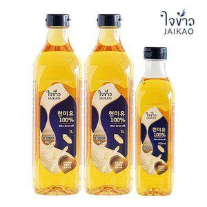 [보라티알] 자이카오 현미유 500ml 1개 + 1L 2개