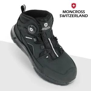 몽크로스 다이얼안전화 커맨더5 블랙 안전화 발편한 방수 절연화 XM-5D BLACK