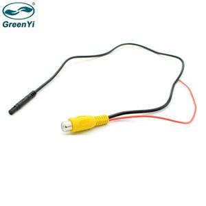 GreenYi 4 핀 플러그-RCA 플러그 변환 라인은 GreenYi DVR 미러 모니터에 대해서만 NTSC 시스템을 지원합니