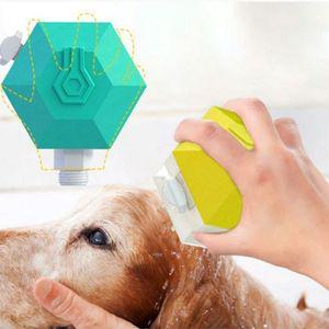 육각 샴푸 브러쉬 샤워기