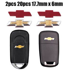 2PCS 20PCS 17 알루미늄 3D 자동 로고 FOB 7MM 액세서리 자동차 장식 스티커