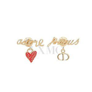 [디올]디올 아무르 귀걸이 Je Vous Adore 홀리데이 이어링 E3396WOMLQ