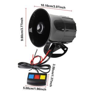 바이크 오토바이 3가지 소리 사이렌  시끄러운 자동차 경고 알람 110dB 12V 톤 스피커