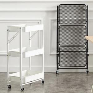 [SYBW9Y1]트롤리 기저귀정리함 이동식 선반 카트 3단