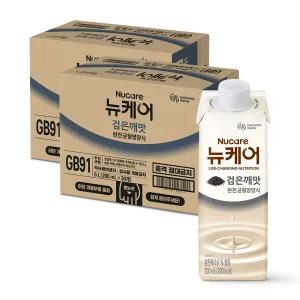 대상웰라이프 뉴케어 검은깨맛 200 mL 30팩+30팩 완전균형영양식 식사대용 (60팩)