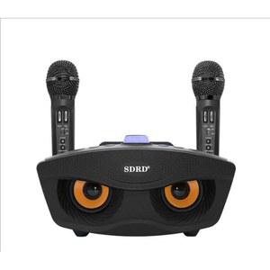 휴대용 노래방기계 마이크 반주기 오디오세트 여행용 골드 고음질 레드 블루투스 듀얼 장치