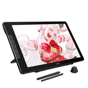 화면 15.6인치 그래픽 태블릿, 16384 펜 압력, 조절 가능한 스탠드, 퀵 다이얼 및 5개의 단축키가 있는 VEIKK 드로잉 125% sRGB